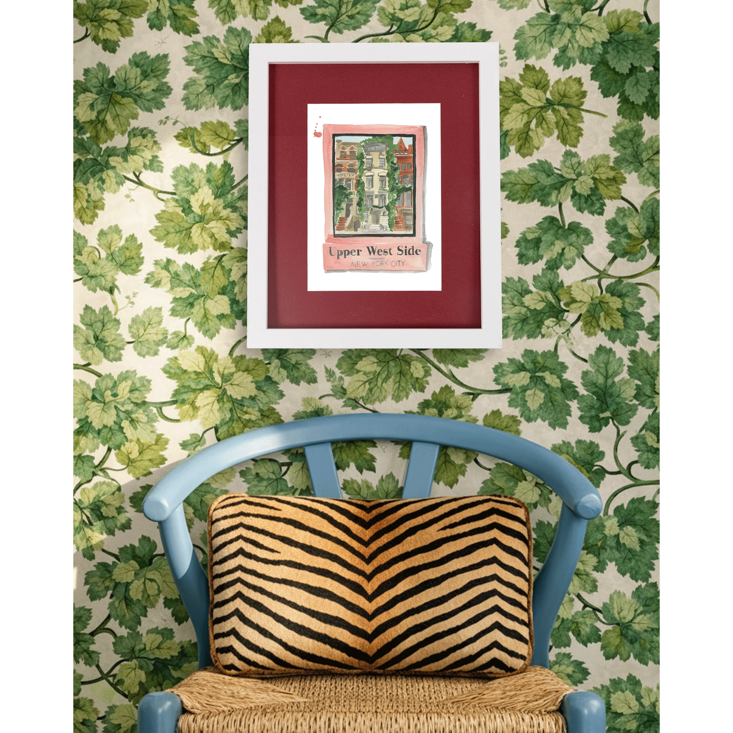 Upper West Side NYC Matchbook Art Print