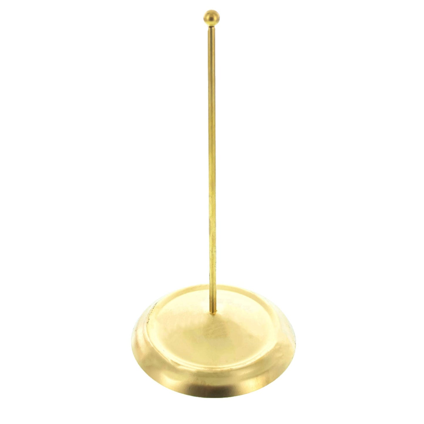 Upright Gold Metal Christmas Tree Topper Finial Stand Display Stand 7.2 Inches