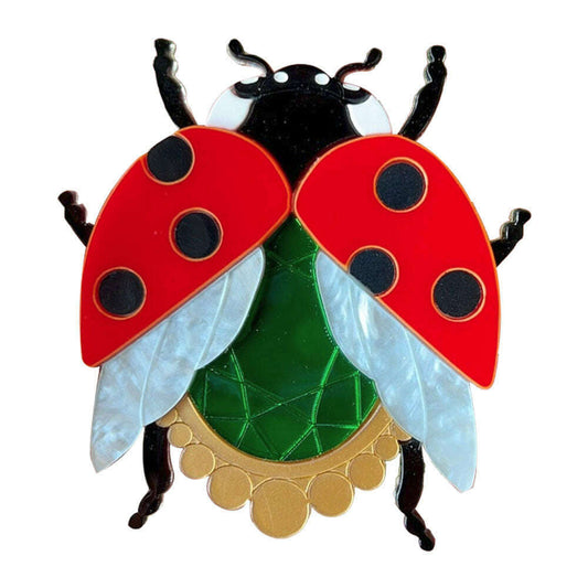 a ladybug with wings and wings