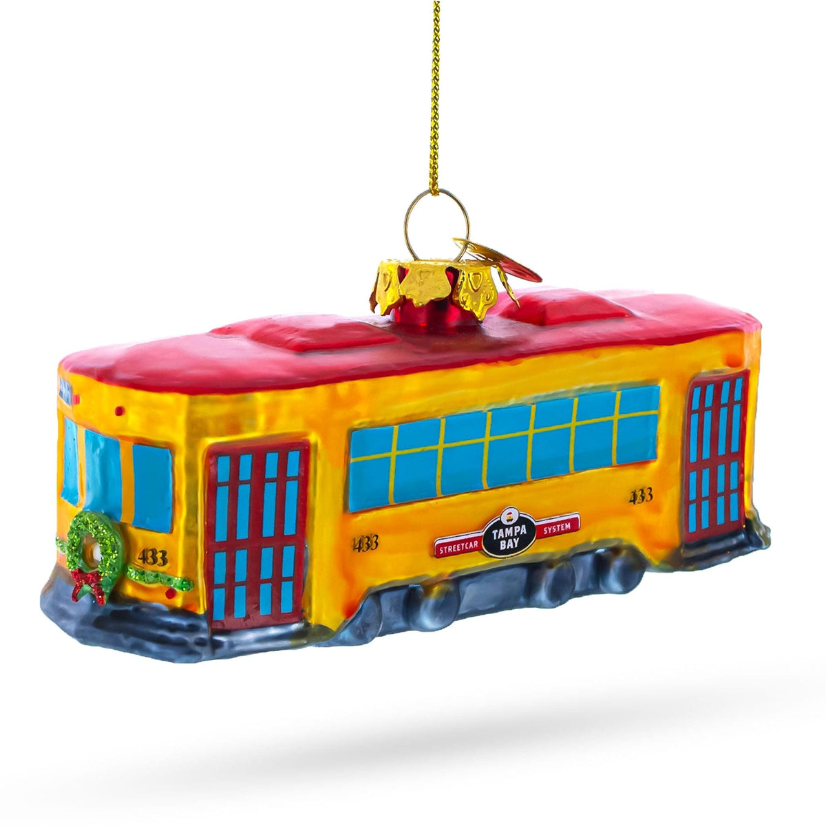 a christmas ornament on a white background