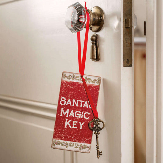 a key on a door handle
