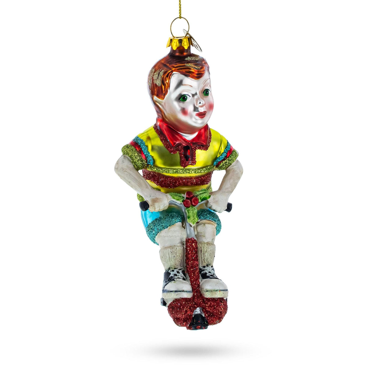 a christmas ornament on a white background