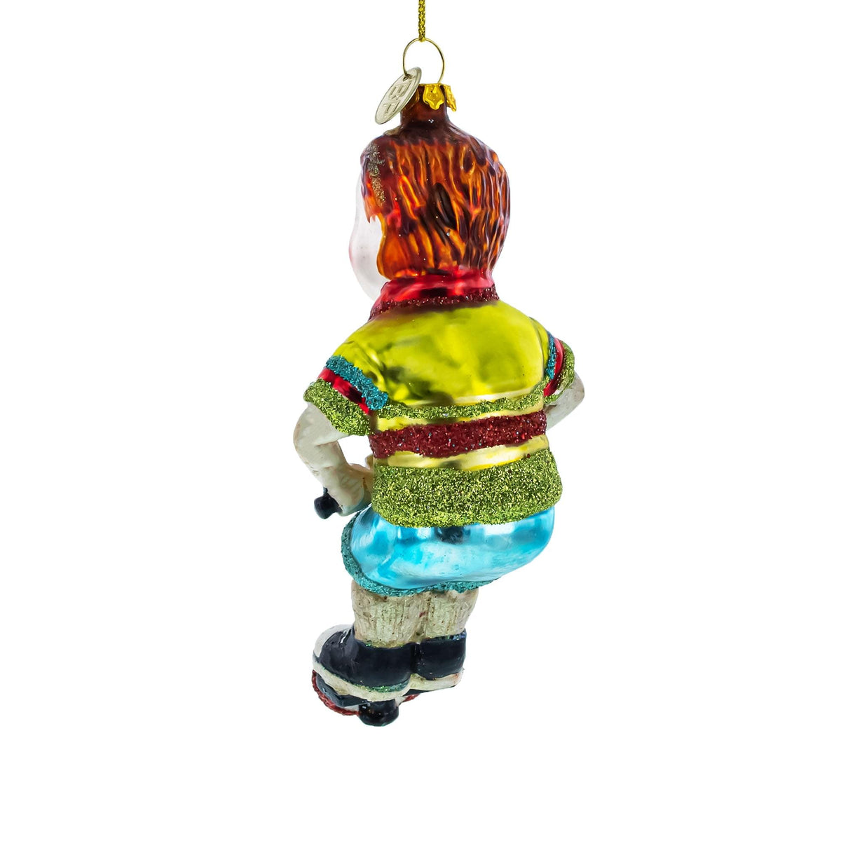 a christmas ornament on a white background
