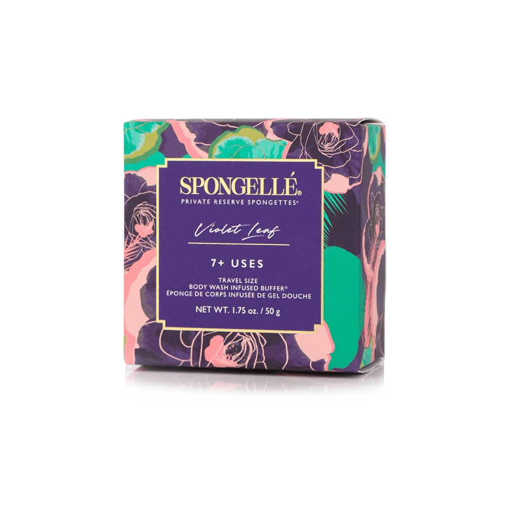 a box with a floral design