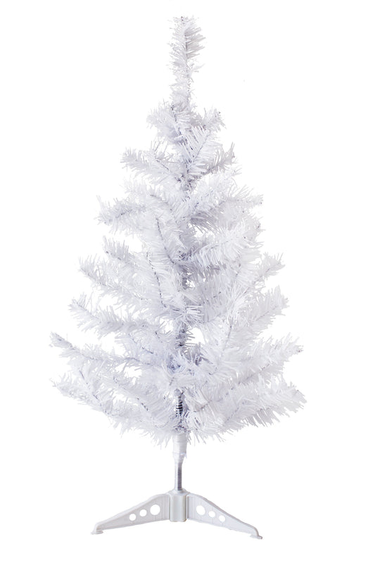 2' White Tabletop Tree with Stand