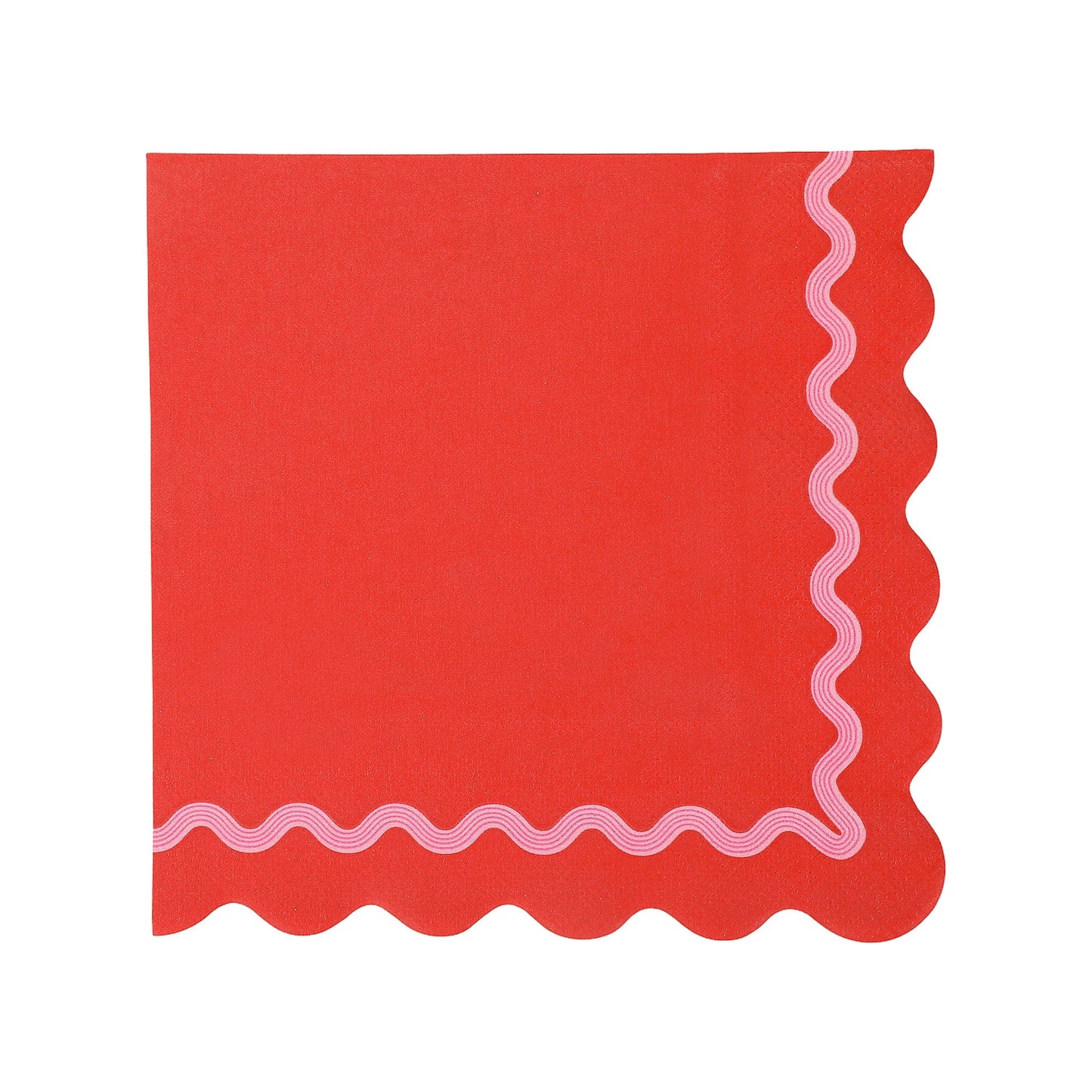 Rainbow Ric Rac Assorted Lunch Napkins (20 ct, 5 colors)