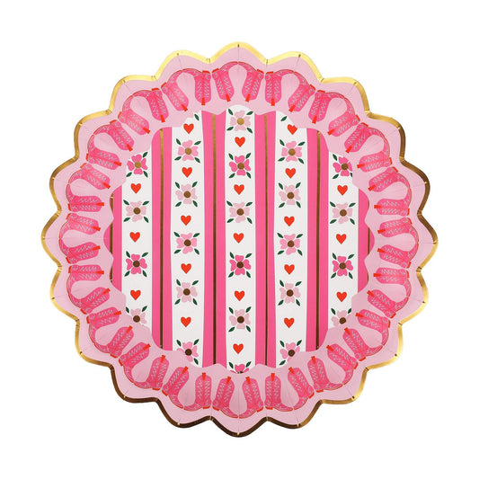 Boot Scoot Blooms Dinner Plates (10 count)
