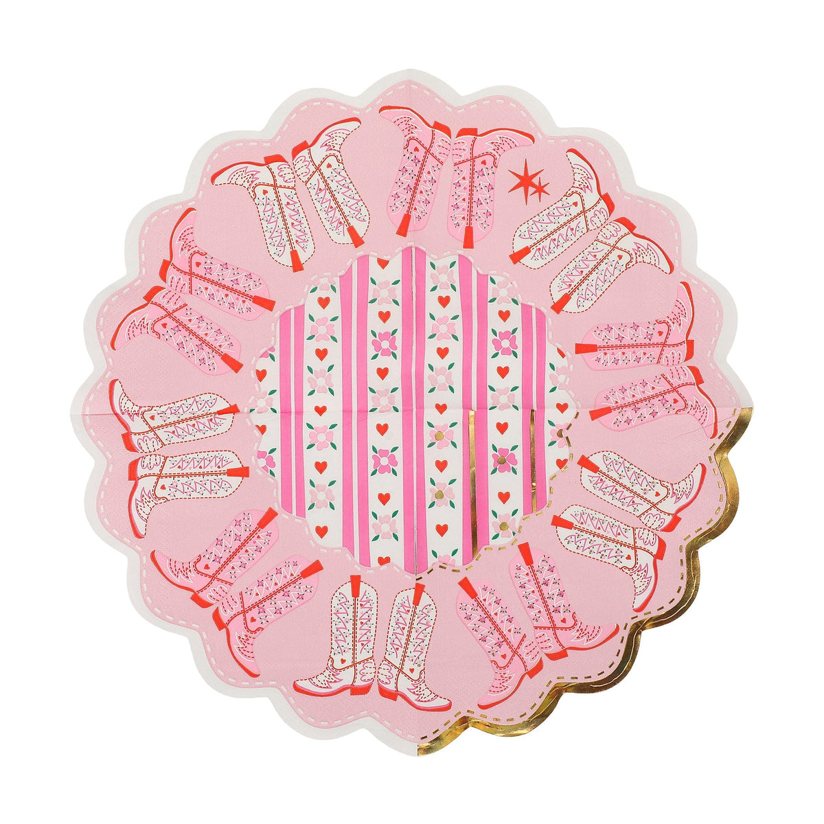 Boot Scoot Blooms Napkins (20 ct)
