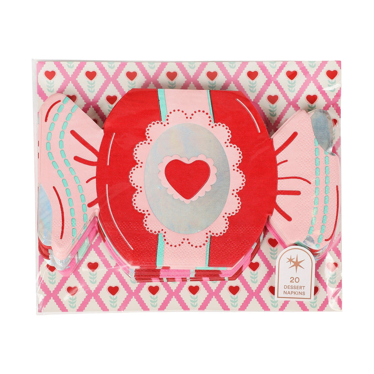 Sweetheart Candy Shaped Napkins (20 count)