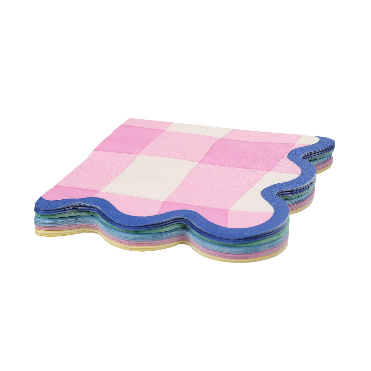 Colorwave Gingham Cocktail Napkins (20 ct, 5 colors)