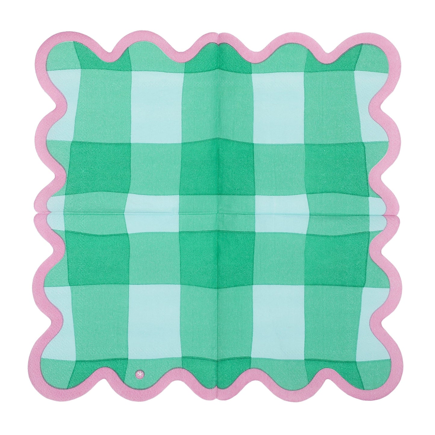 Colorwave Gingham Cocktail Napkins (20 ct, 5 colors)