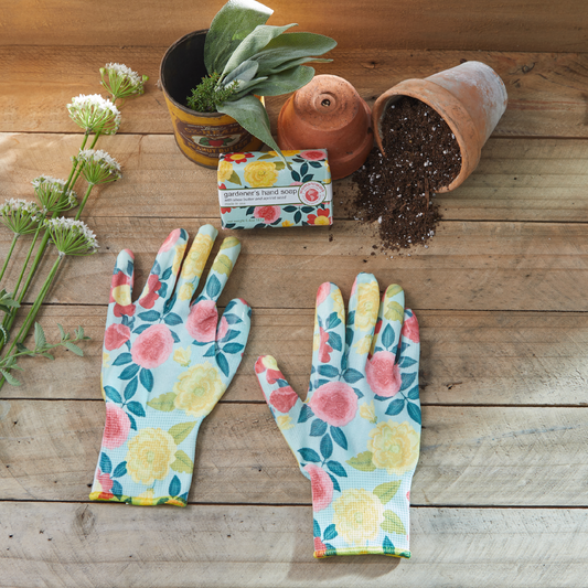 Weeder Glove Spa Gift Set, Heirloom Garden