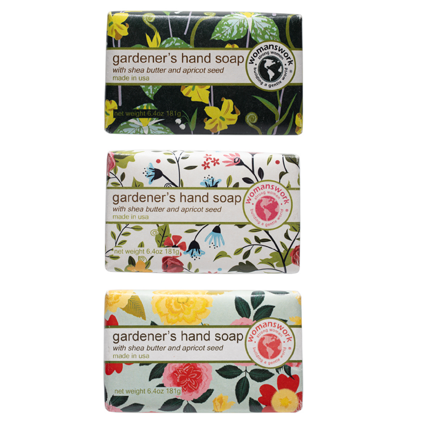Gardener's Hand Soap packaged in Heirloom Garden Print