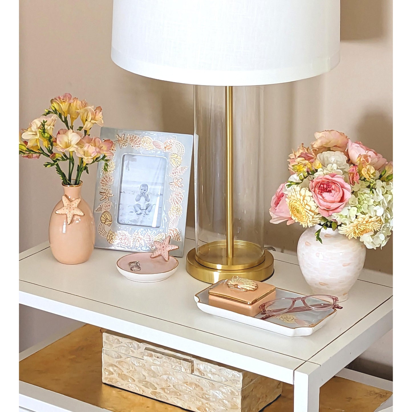 Watermark Ginger Jars in Blush