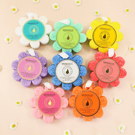 a group of colorful objects on a surface