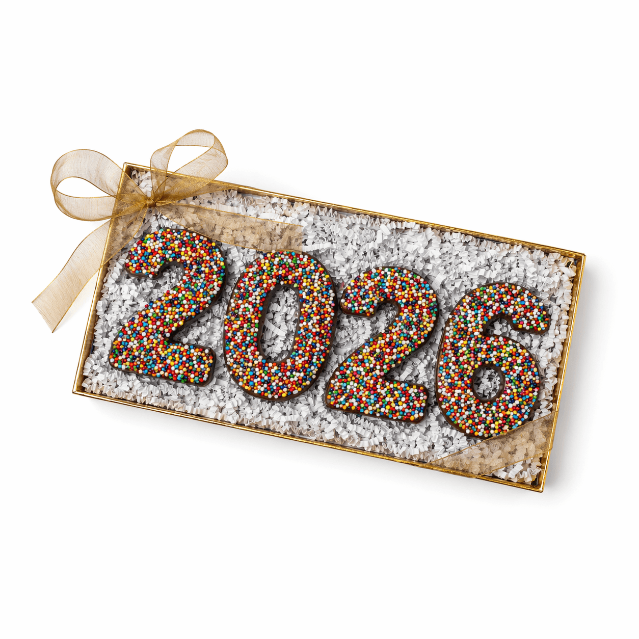 Year Number Box with Nonpareils