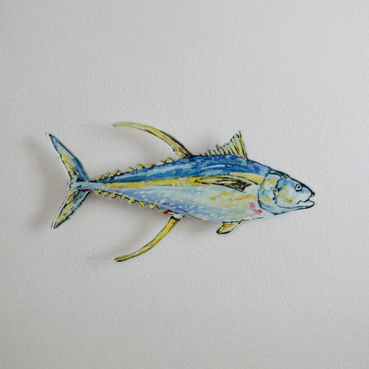 Yellowfin Tuna Acrylic Wall Contour