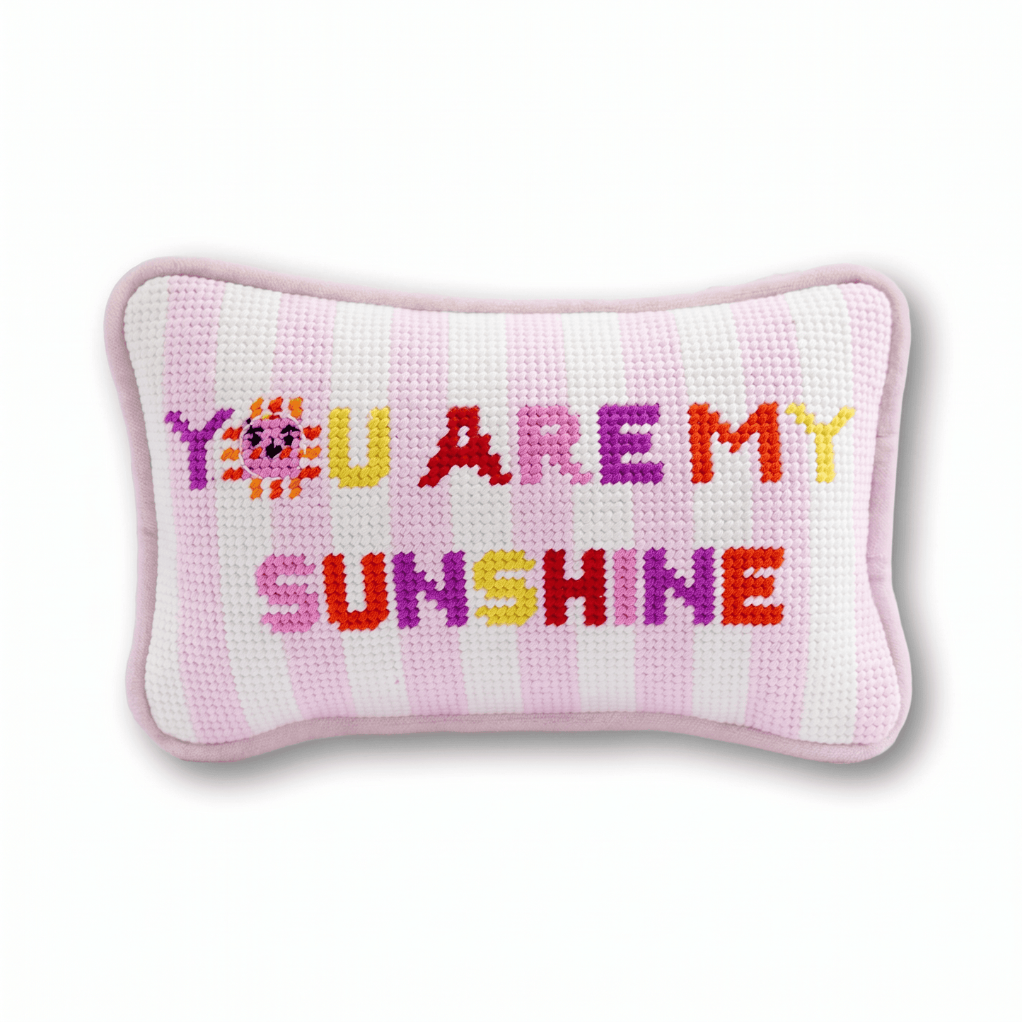 You Are My Sunshine Mini Needlepoint Pillow