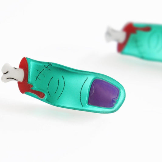 Zombie Finger Earrings by Laliblue – Retro Statement Jewelry Laliblue