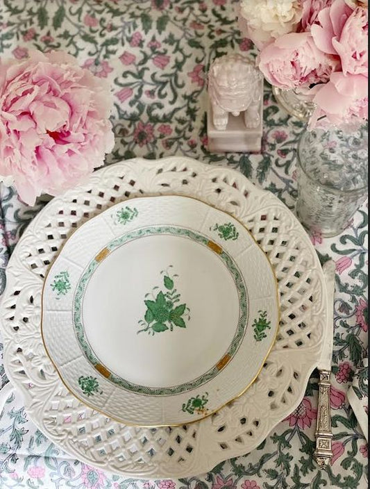 a plate and fork on a table