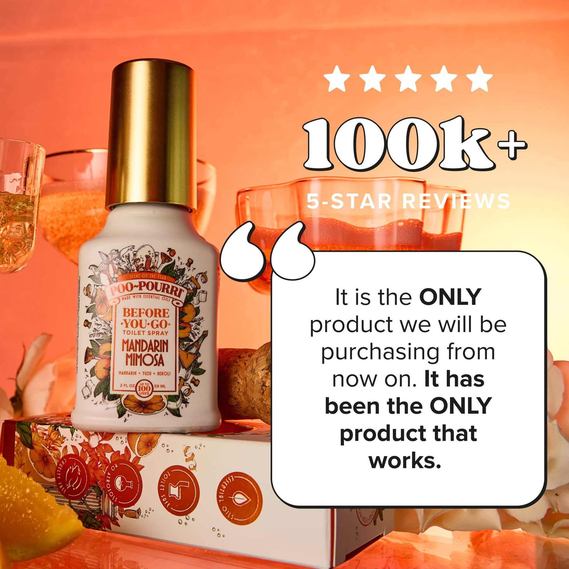 Poo~Pourri Mandarin Mimosa 2oz