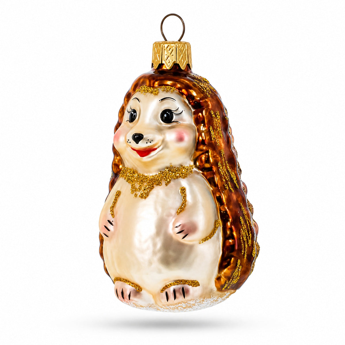 a close up of a christmas ornament