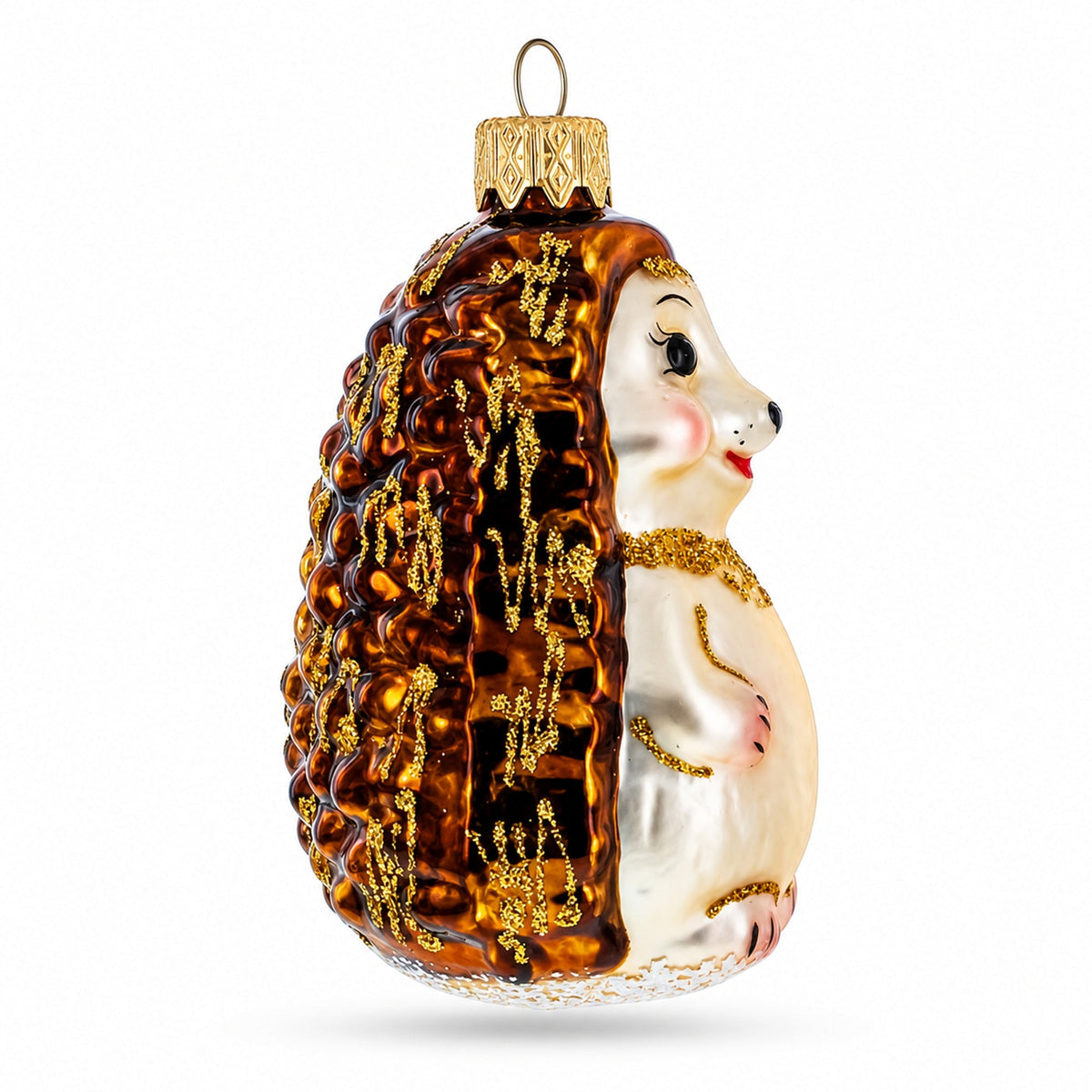 a close up of a ornament