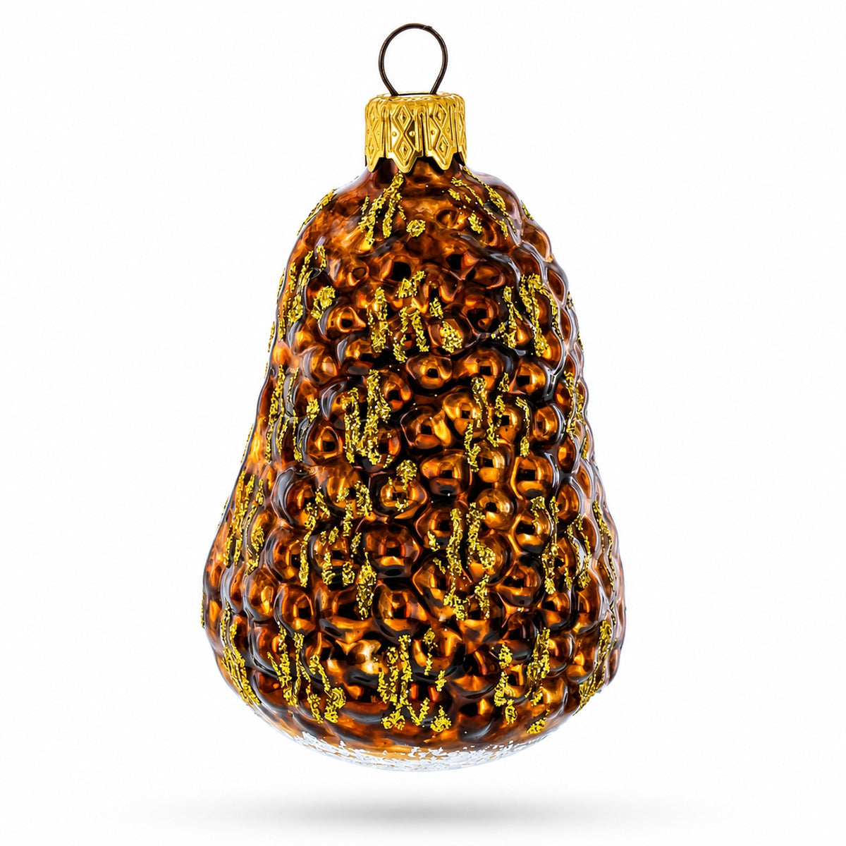 a close up of a ornament