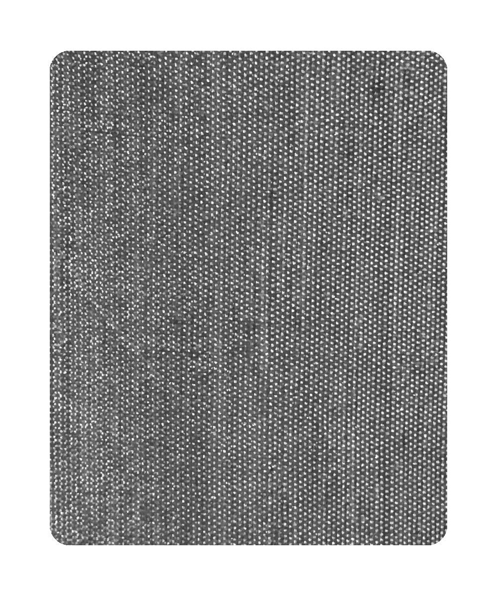 16"x16"x9" Granite Gray Burlap Hardback Drum Lampshade