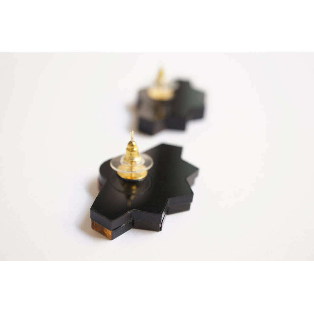 Accordion Flower Earrings by Laliblue