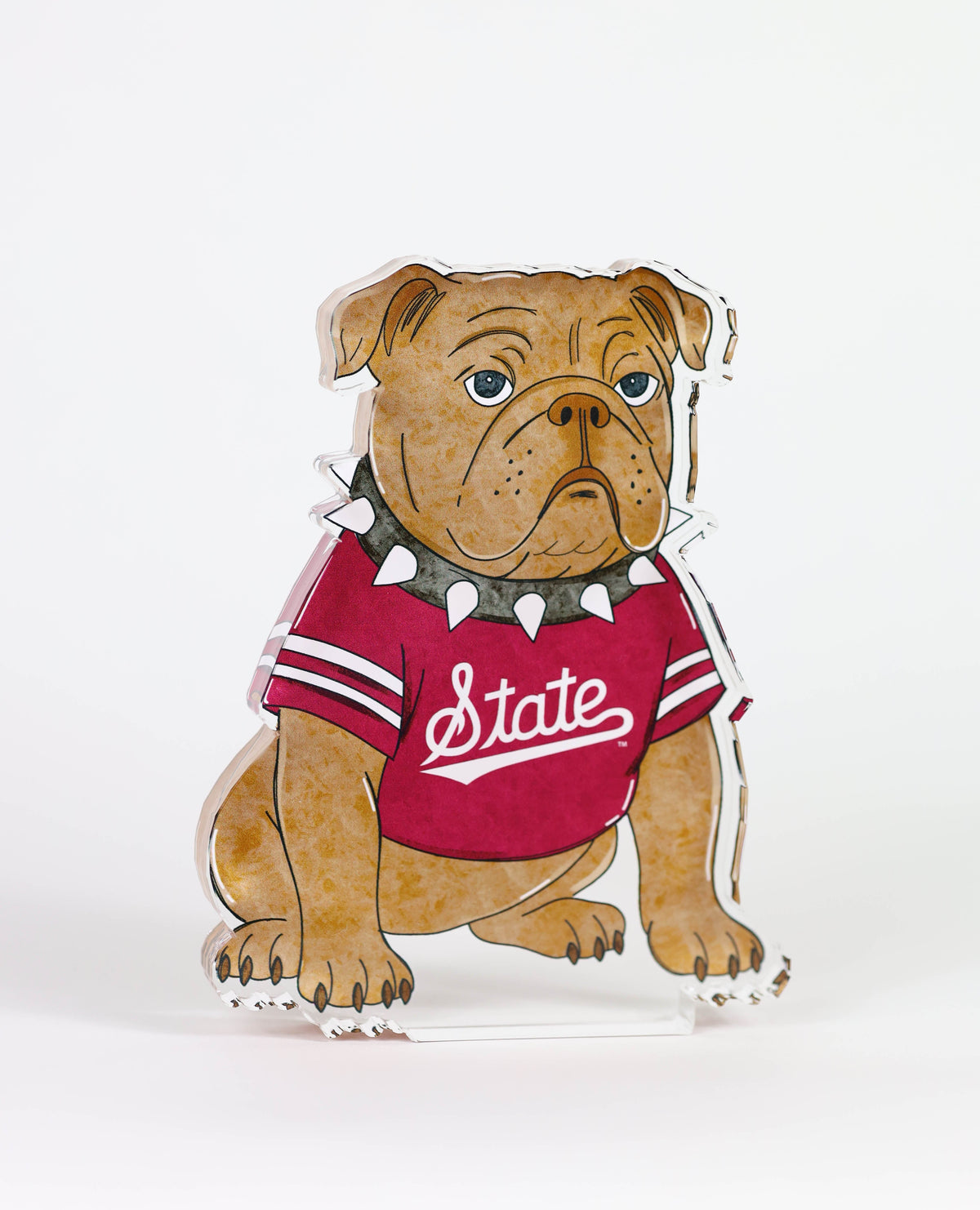 a paper cut out of a dog