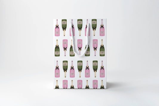 Champagne Bottle Gift Bag | Luxury Gift Bag by JOSIL Paperie