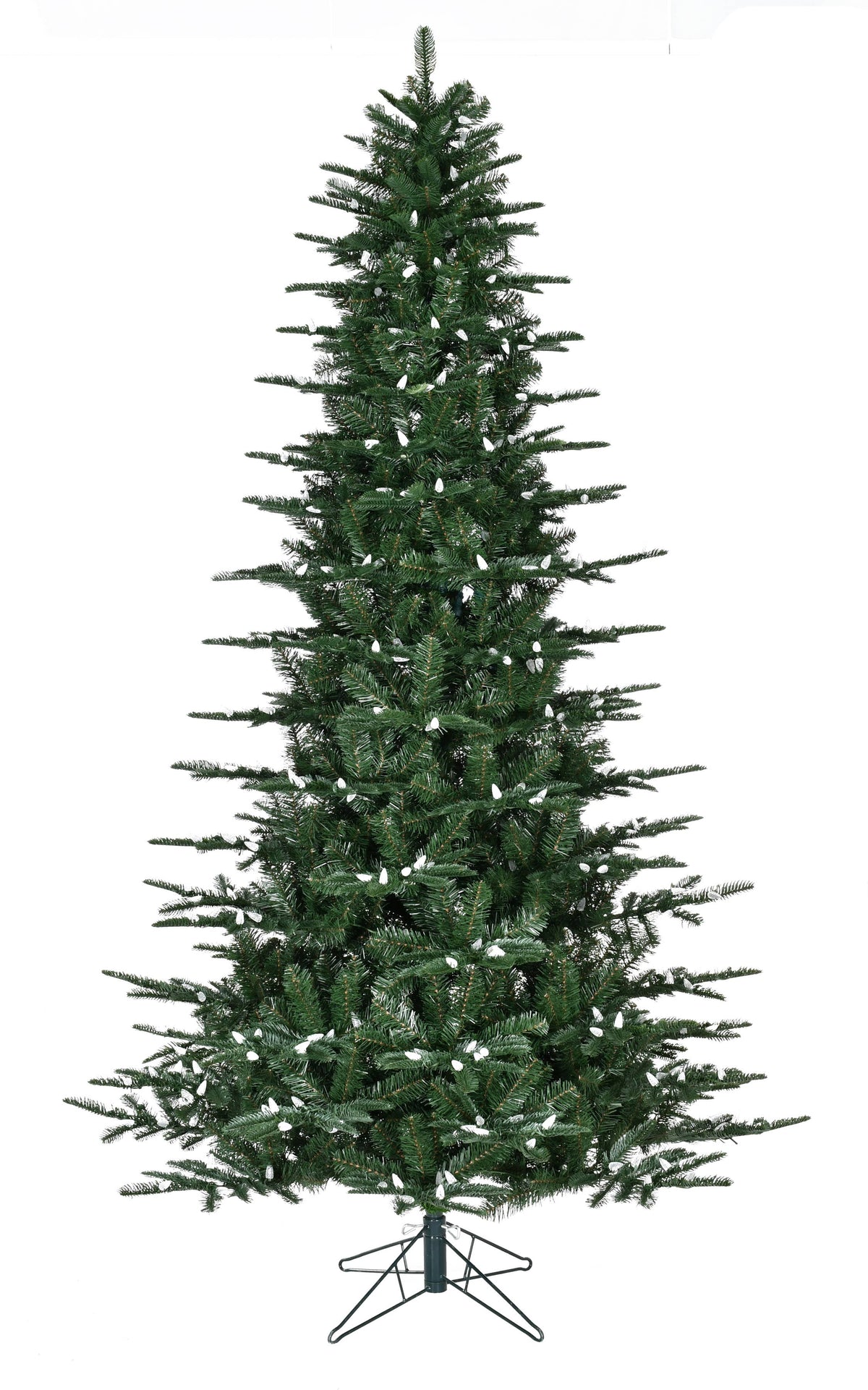 6.5' TREE, 1149 TIPS, METAL STAND, 47" DIA