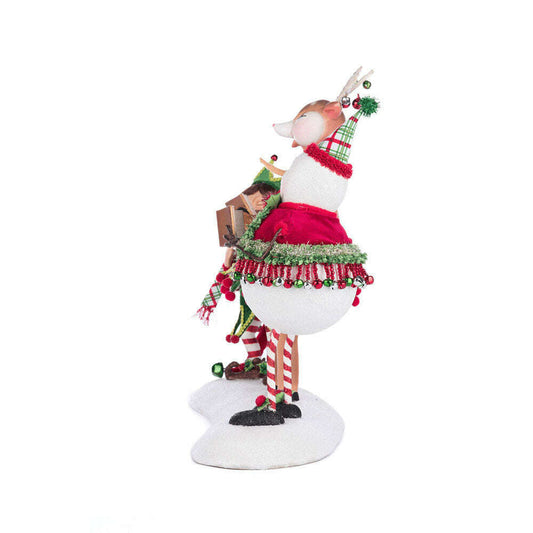 Alfie, Deerdra, And Snowy Christmas Carolers by Katherine's Collection