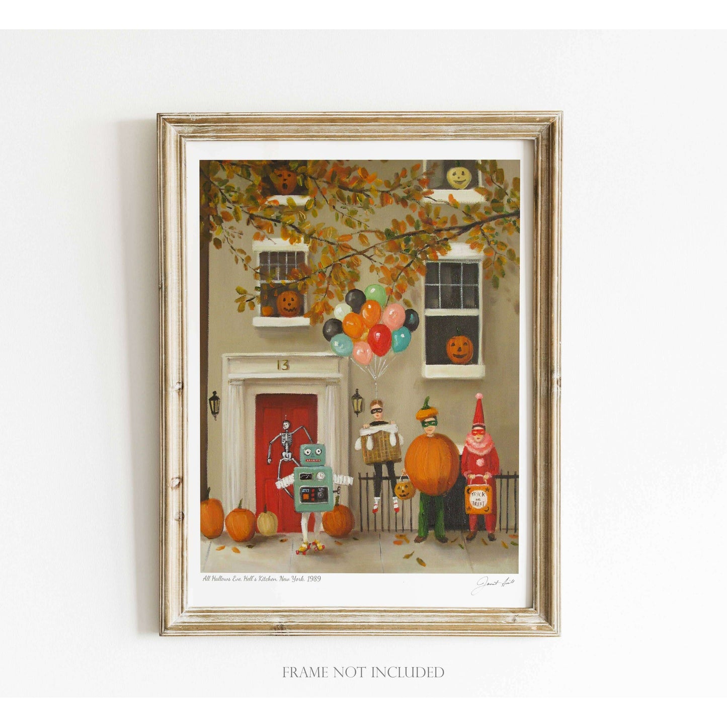 All Hallow's Eve, Hell's Kitchen Art Print- 8.5"x11"