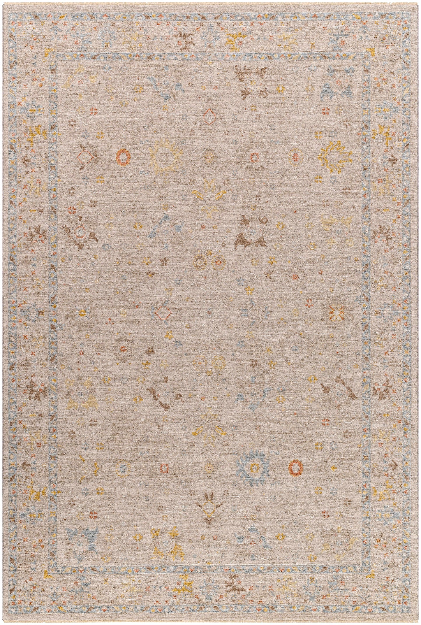 Amina Oushak Thick Luxe Area Rug
