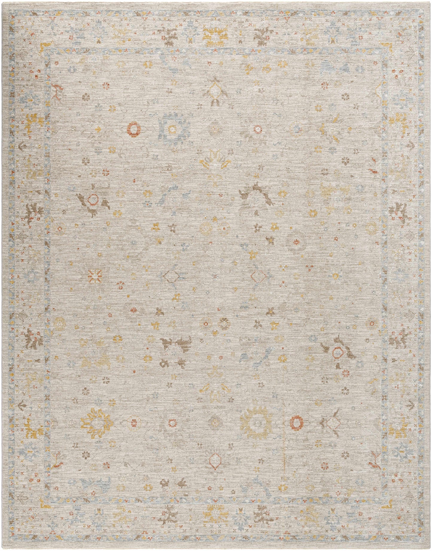 Amina Oushak Thick Luxe Area Rug