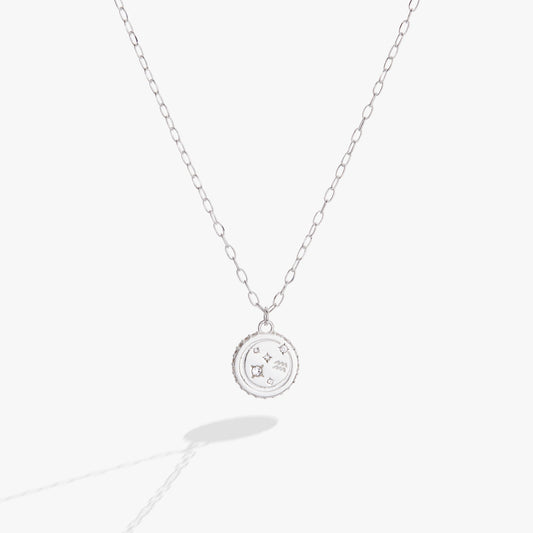 Aquarius Zodiac Precious Necklace
