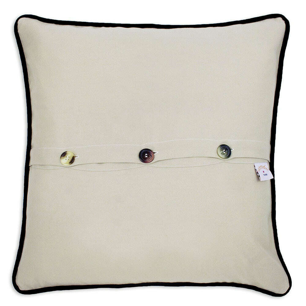Arkansas Hand-Embroidered Pillow