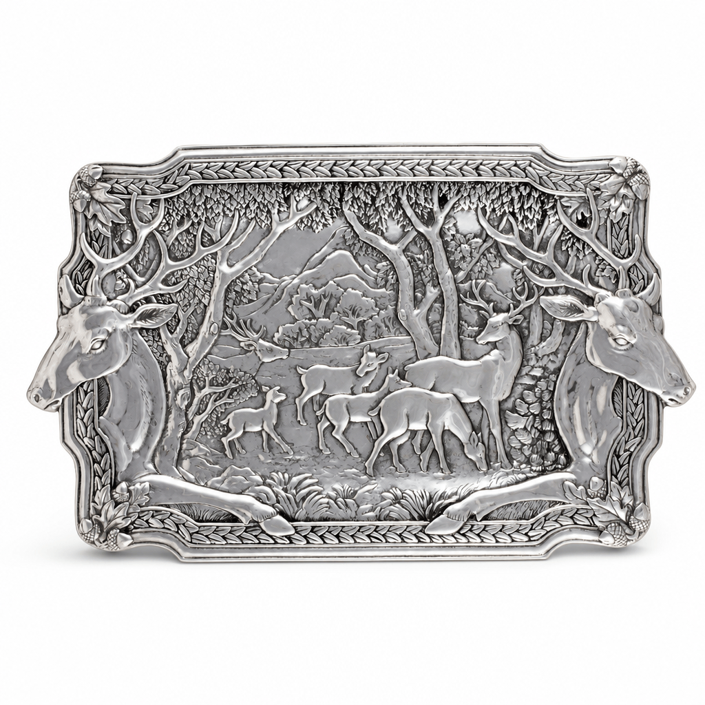 Elk Herd Oblong Tray