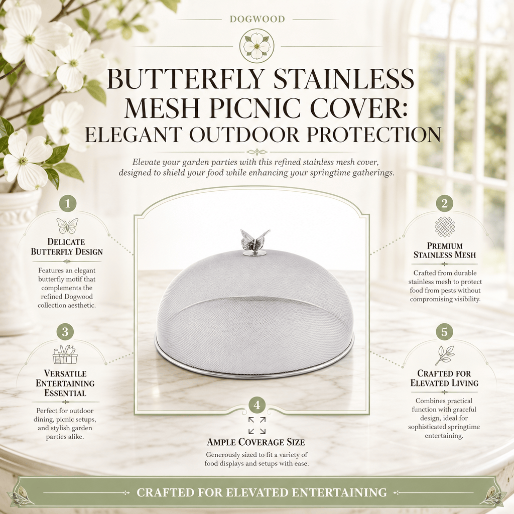 Butterfly Stainless Mesh Picnic Cover