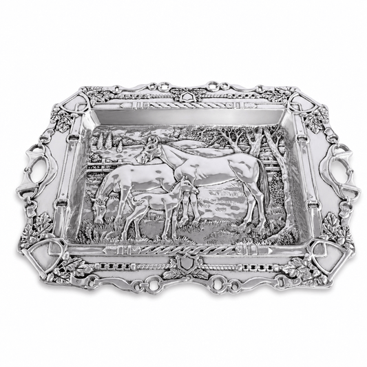 Grazing Horses Parlor Tray