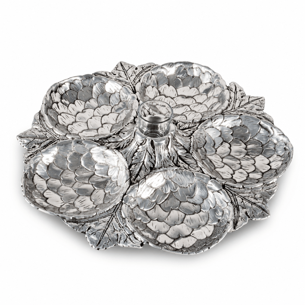 Artichoke 5 Section Snack Tray