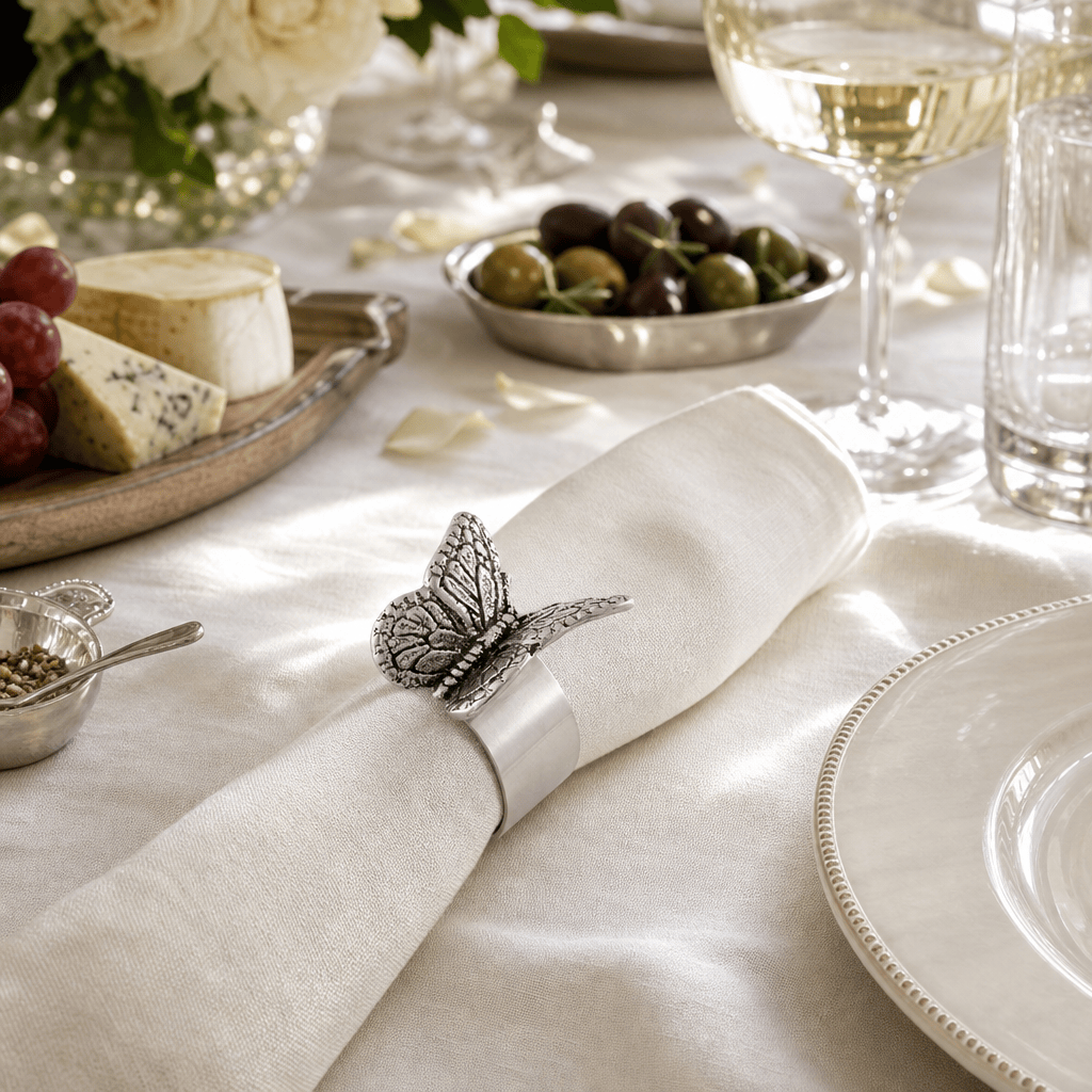 Butterfly Napkin Rings - set of 4