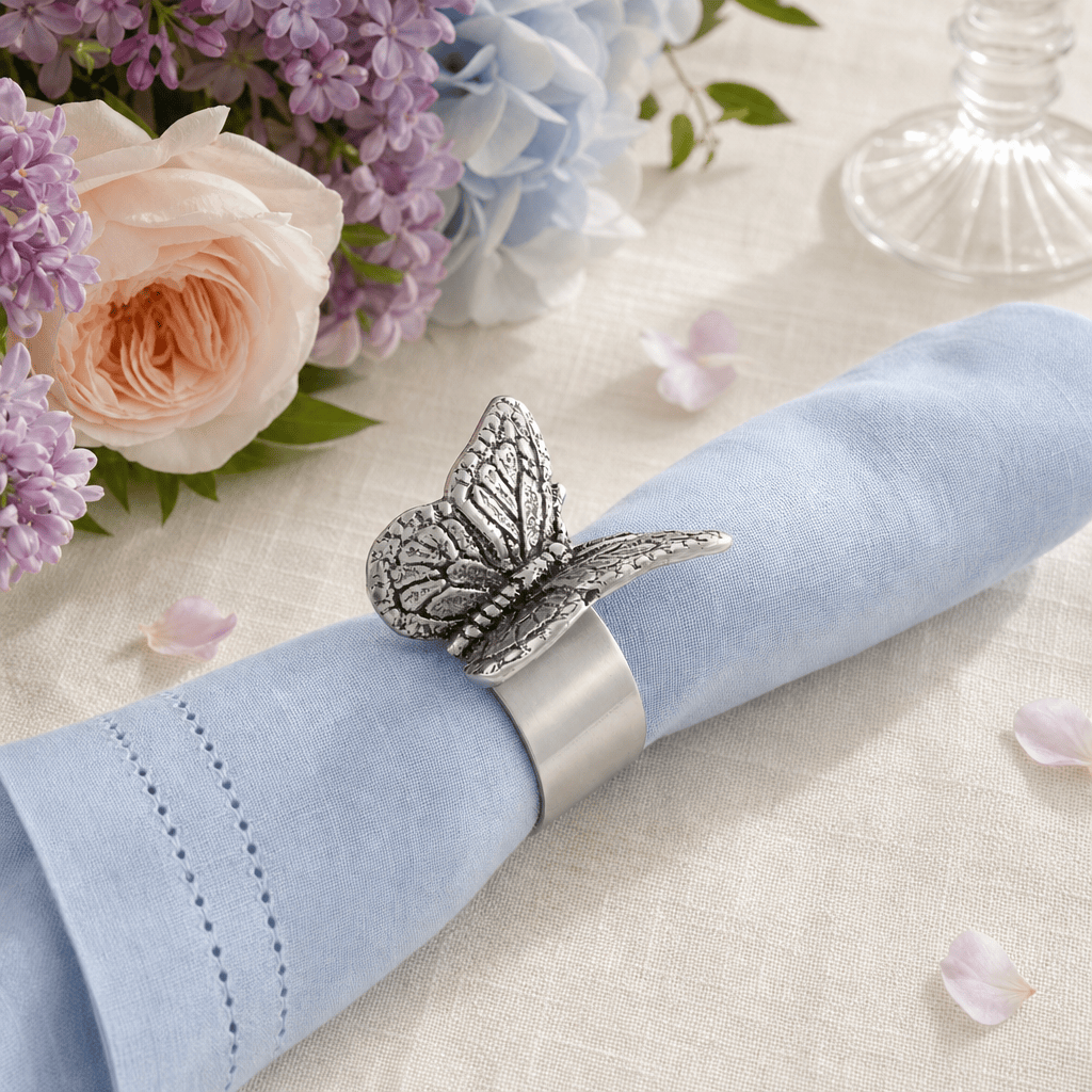Butterfly Napkin Rings - set of 4
