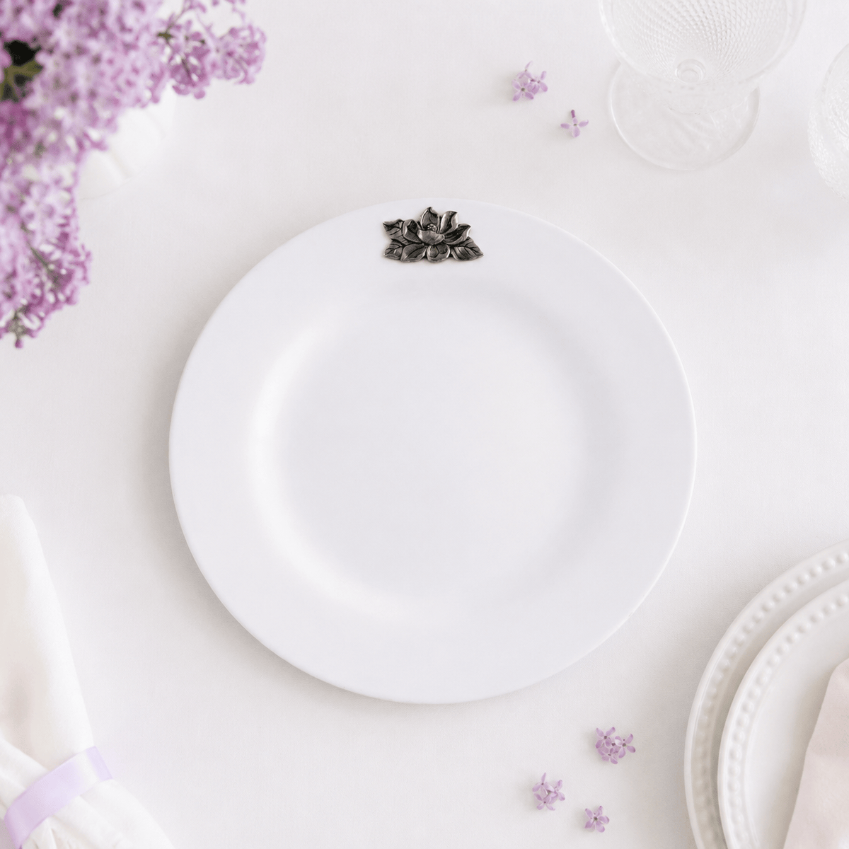 Magnolia Melamine Lunch Plates - Set of 4