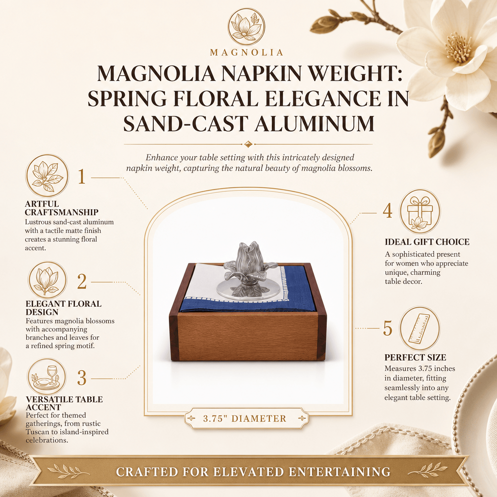 Magnolia Napkin Weight