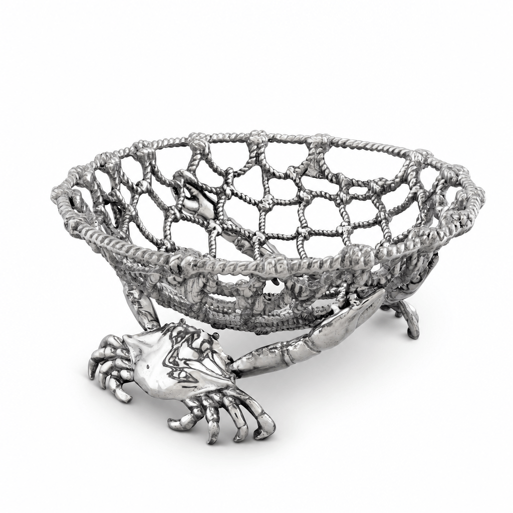 Crab and Net Fruit Basket