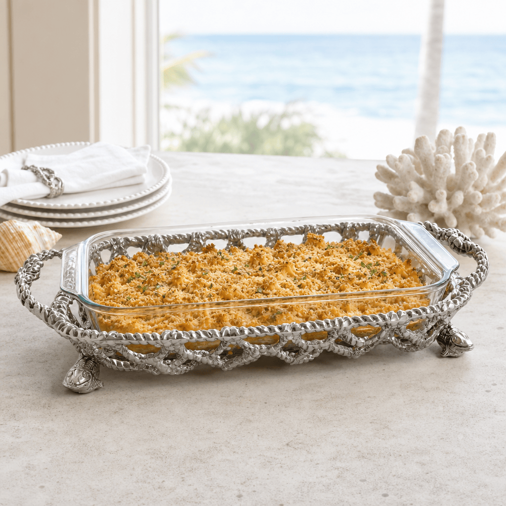 Fish Net Casserole / Pyrex Holder