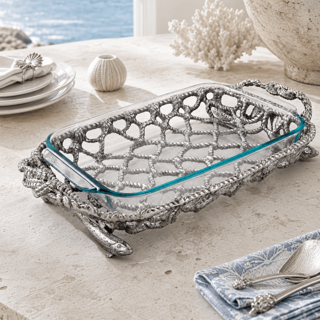 Fish Net Casserole / Pyrex Holder